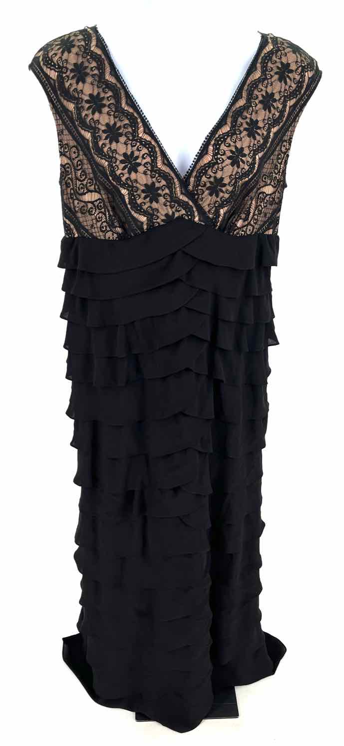 Size 16 Adrianna Papell Black Lace Dress