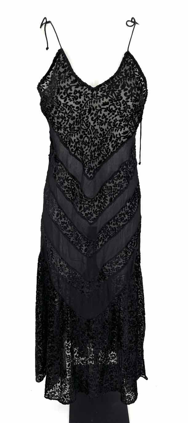 Size S Black Velour Dress