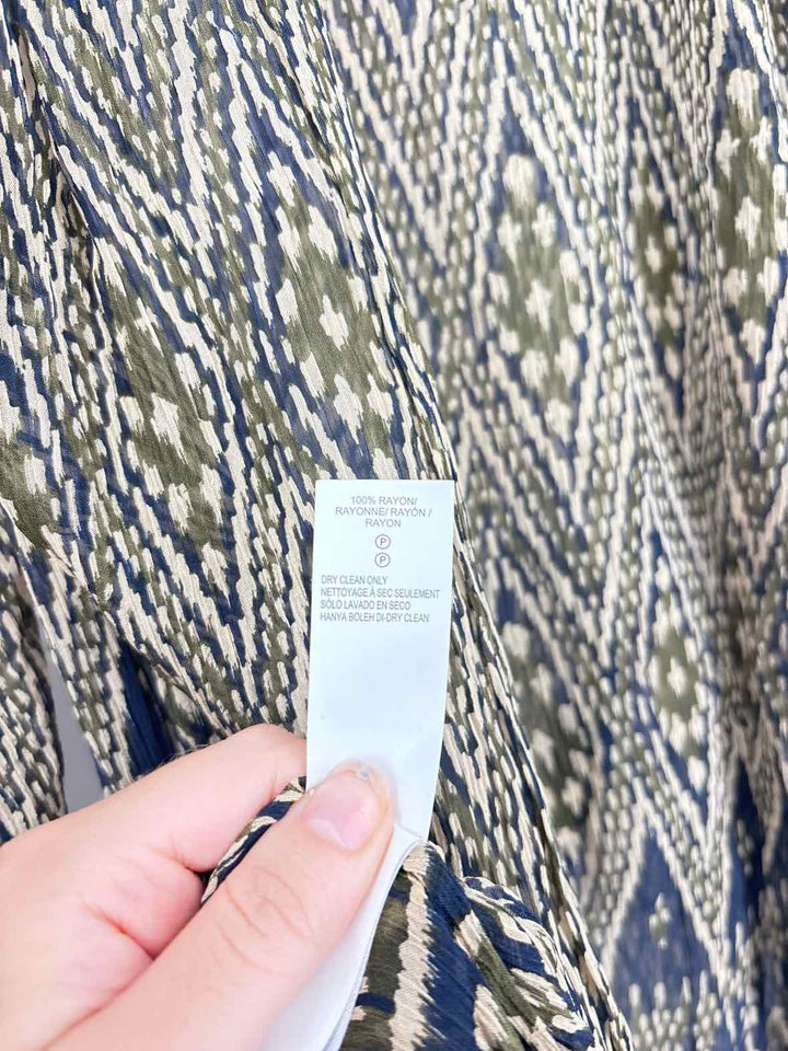 Size L LUCKY Green Print Shirt
