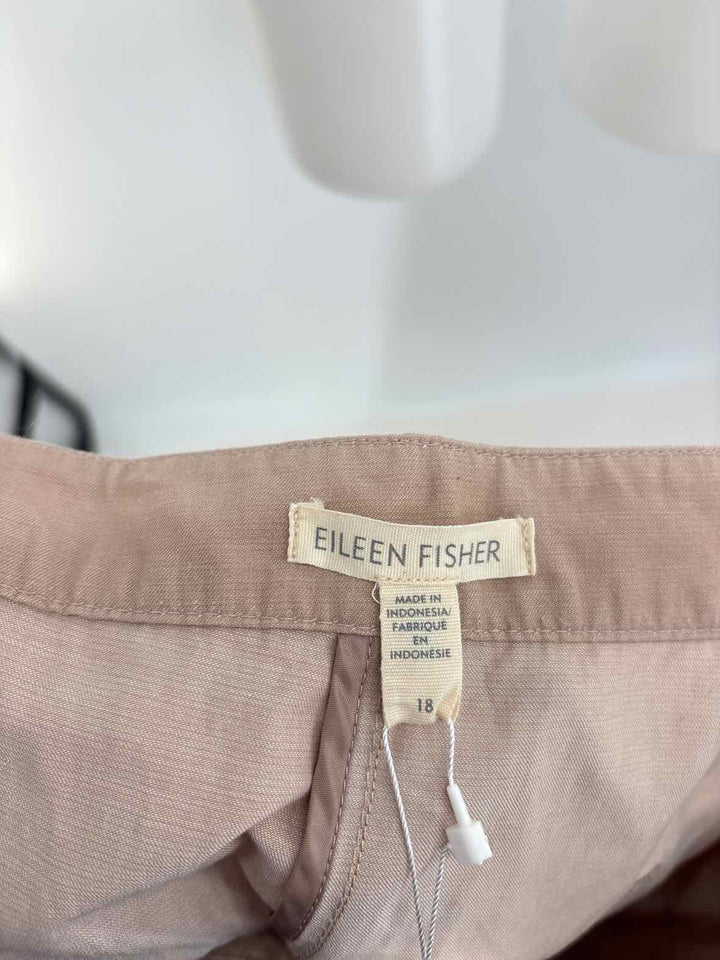 Size 18 Eileen Fisher Tan Pants