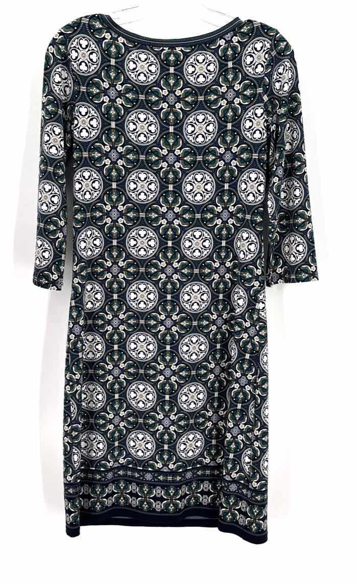 Size S MAX STUDIO Blue Print Dress