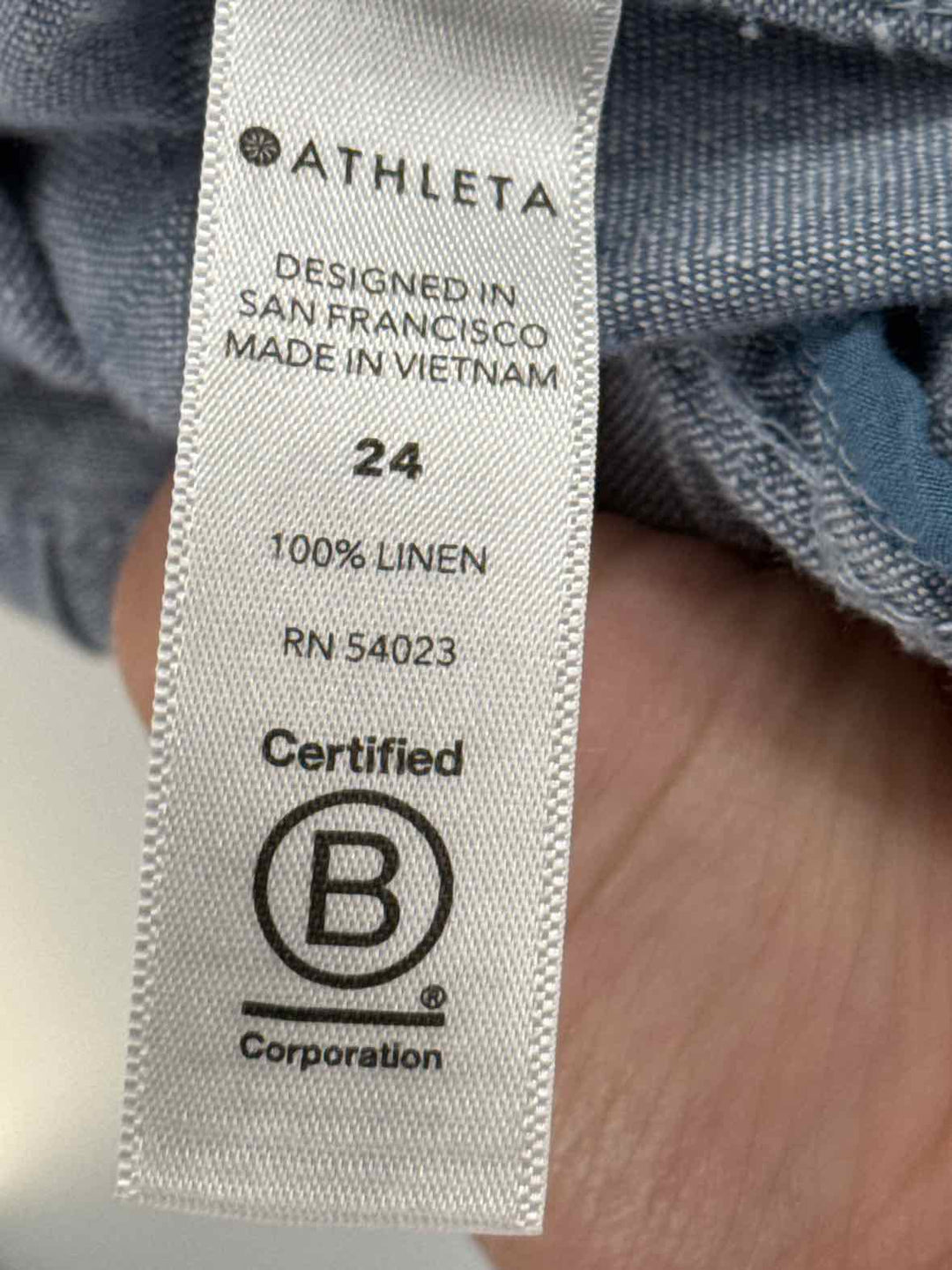 Size 24 Athleta Light Blue Pants