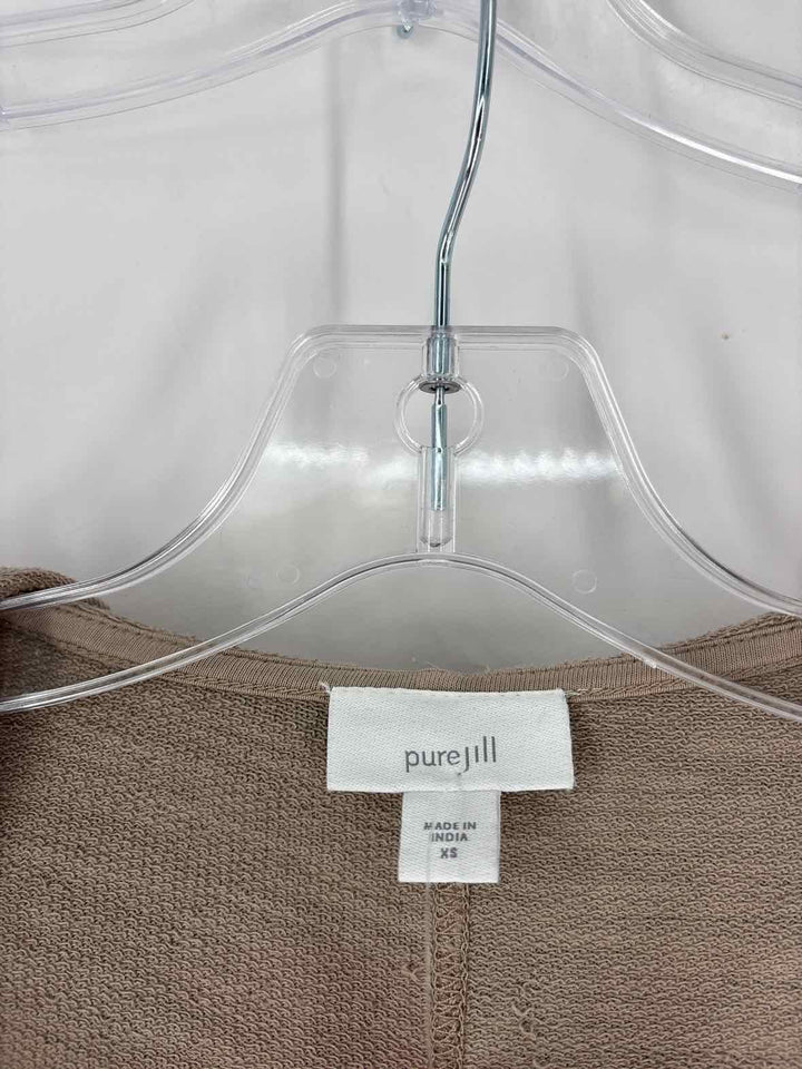 Size XS J JILL Tan Cotton Jacket