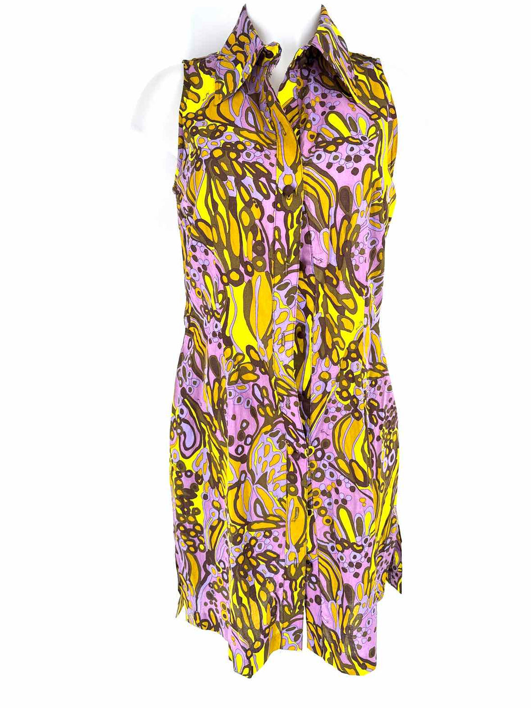 Size 8 MILLY Purple Print Dress
