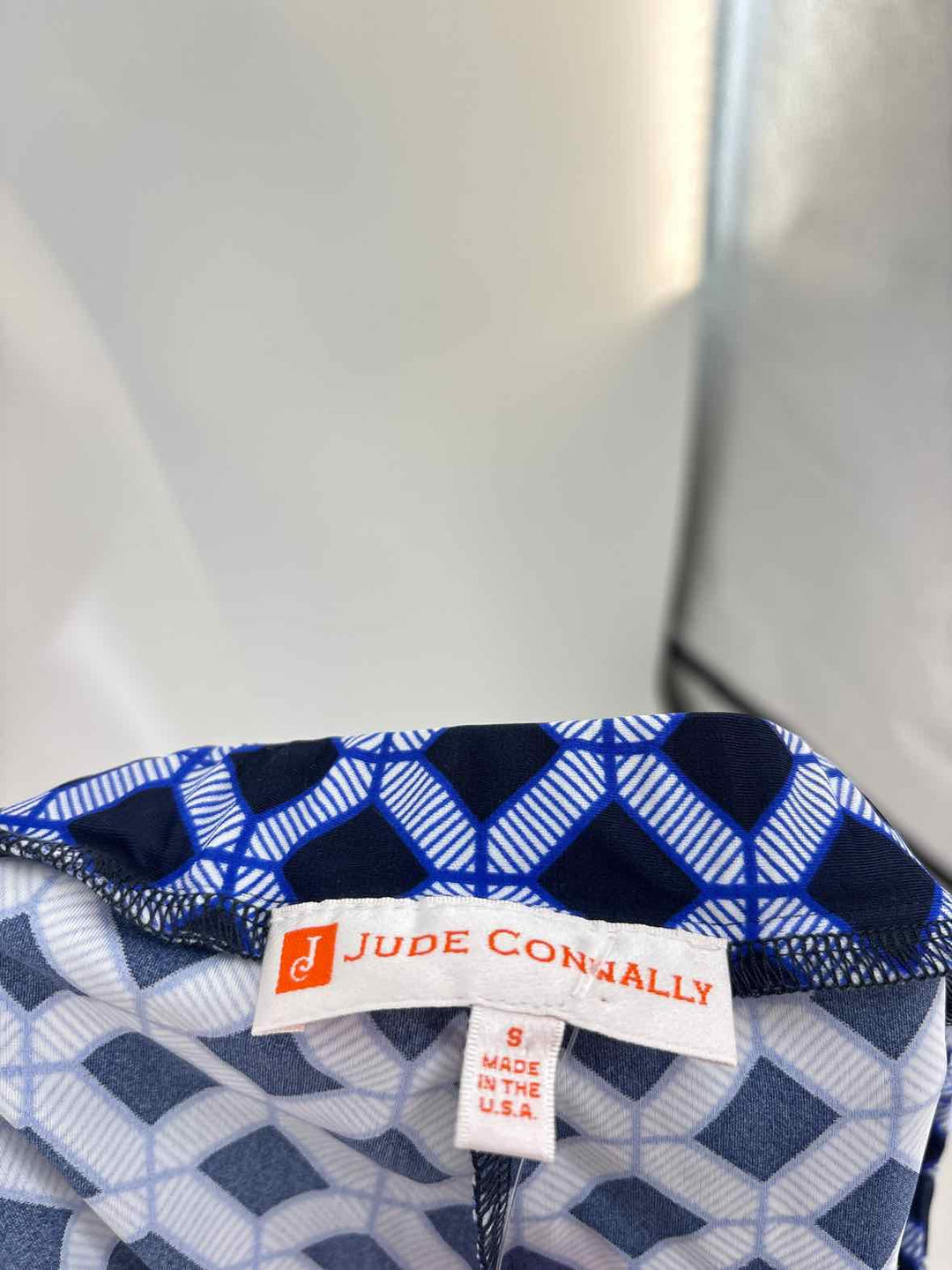 Size S JUDE CONNELYY Blue Print Shorts