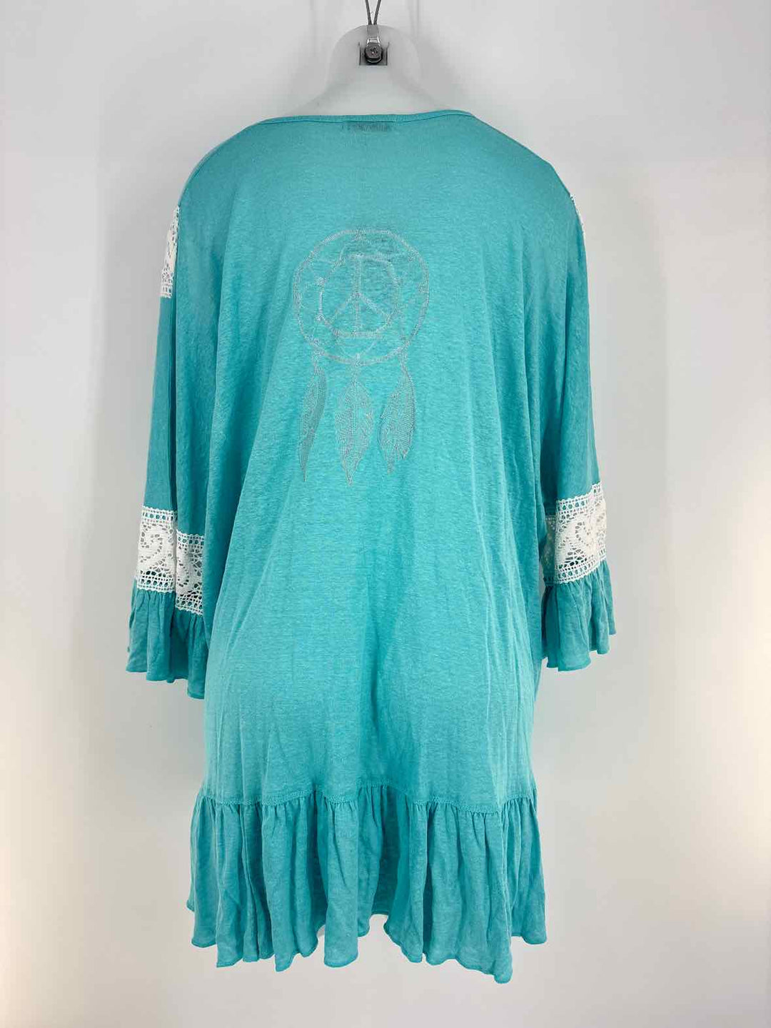 Size One Size Aqua Shirt