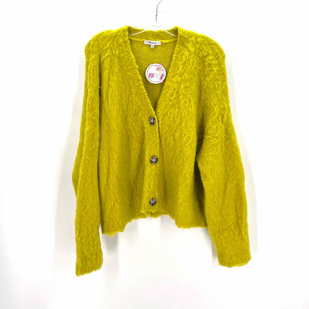 Size XL MADEWELL Lime Green Cardigan