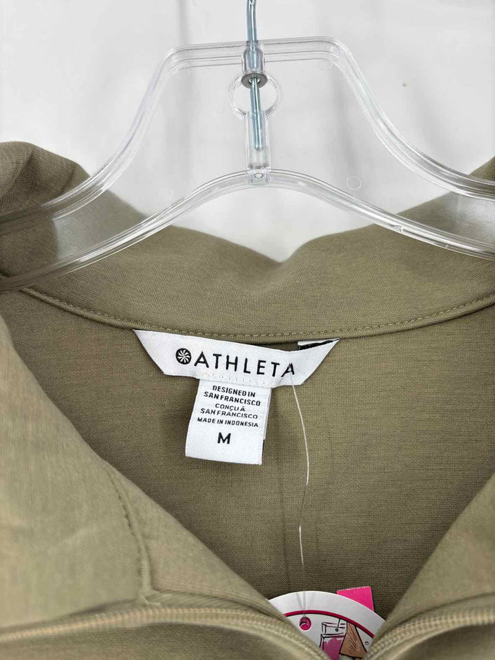 Size M Athleta Olive Sweater