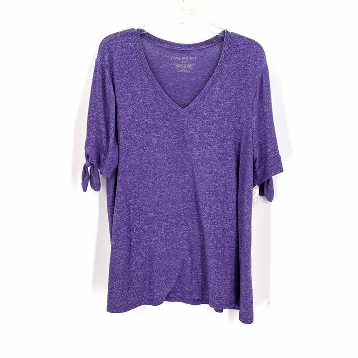 Size 18/20 LANE BRYANT Purple Knit Shirt