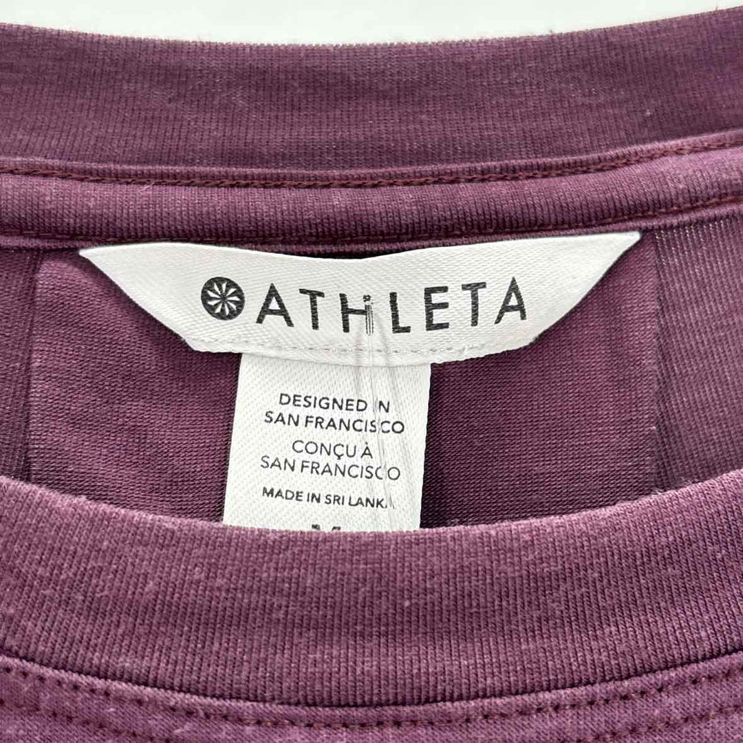 Size M Athleta Burgundy Shirt