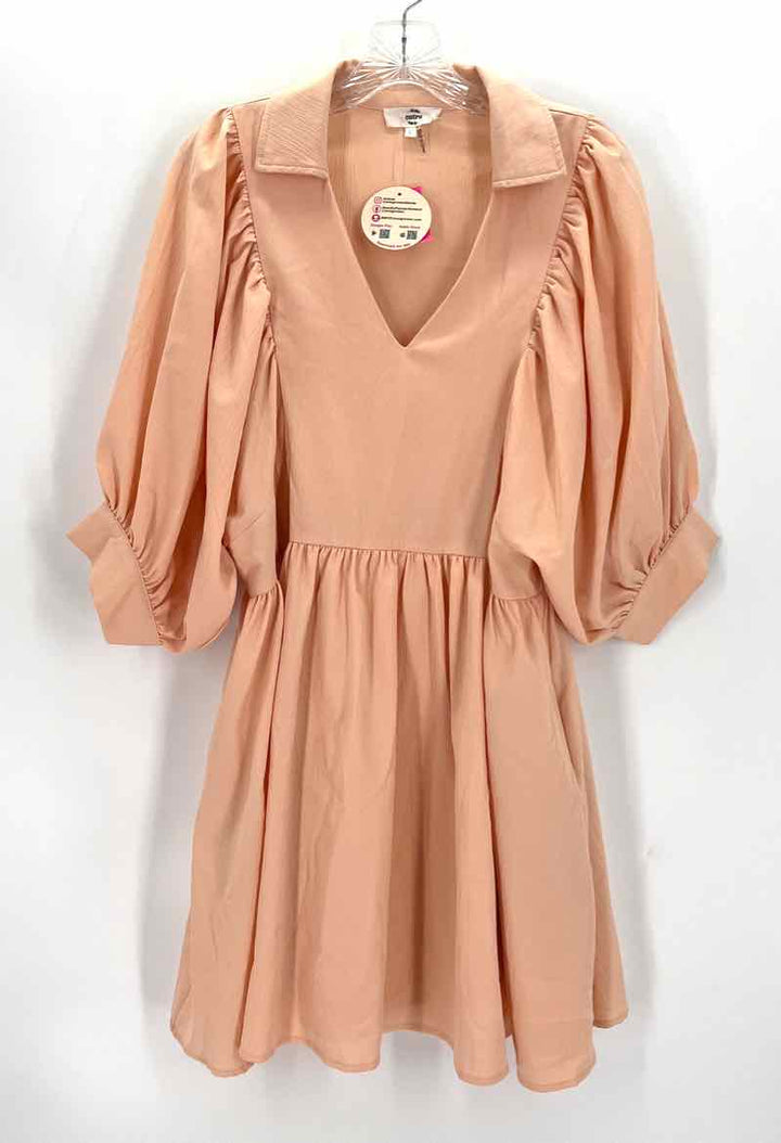 Size L ENTRO Peach Dress