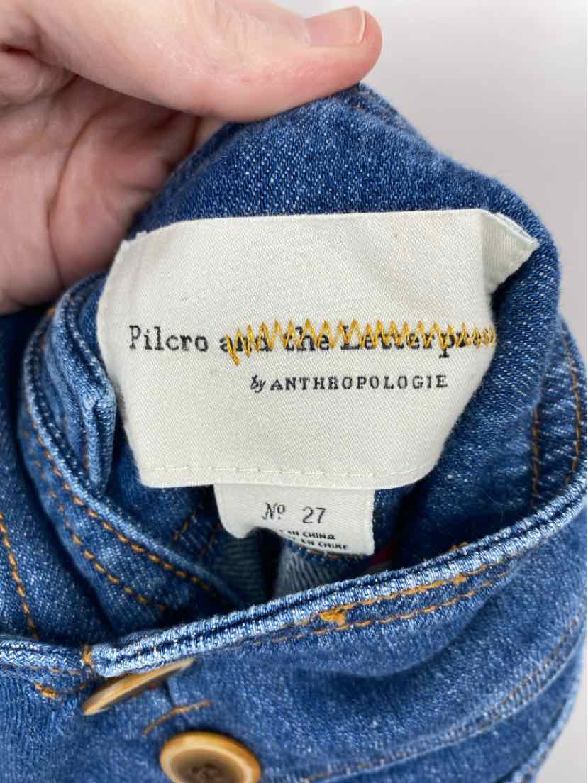 Size 27 Pilcro & the Letterpress Denim Romper