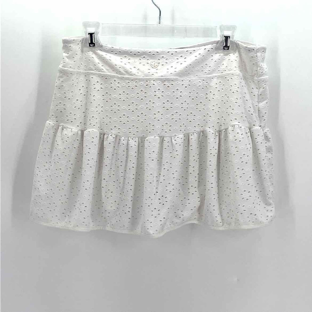Size L Lilly Pulitzer White Skirt