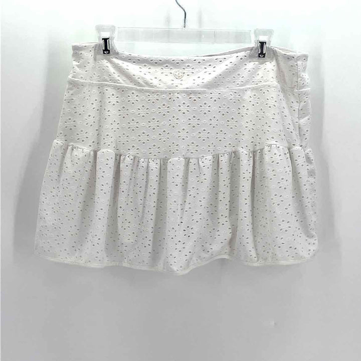 Size L Lilly Pulitzer White Skirt
