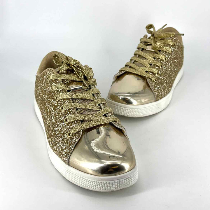 Shoe Size 10 Gold Sneakers
