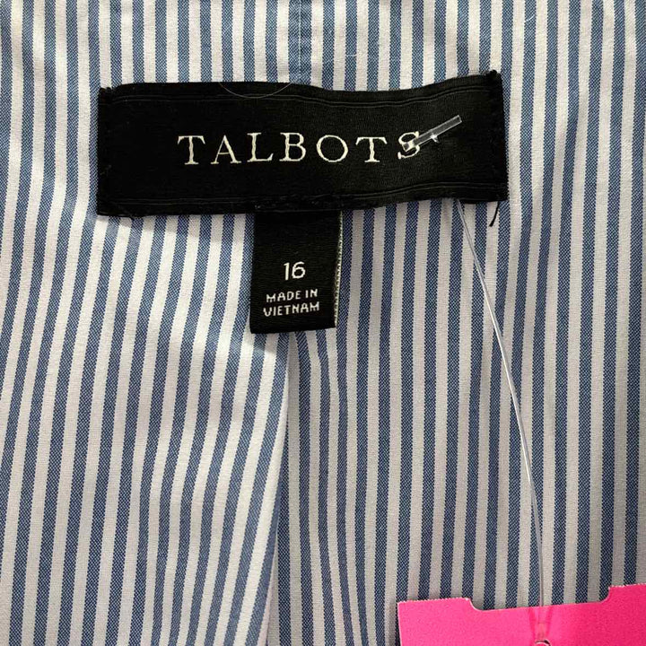 Size 16 Talbots Blue Blazer