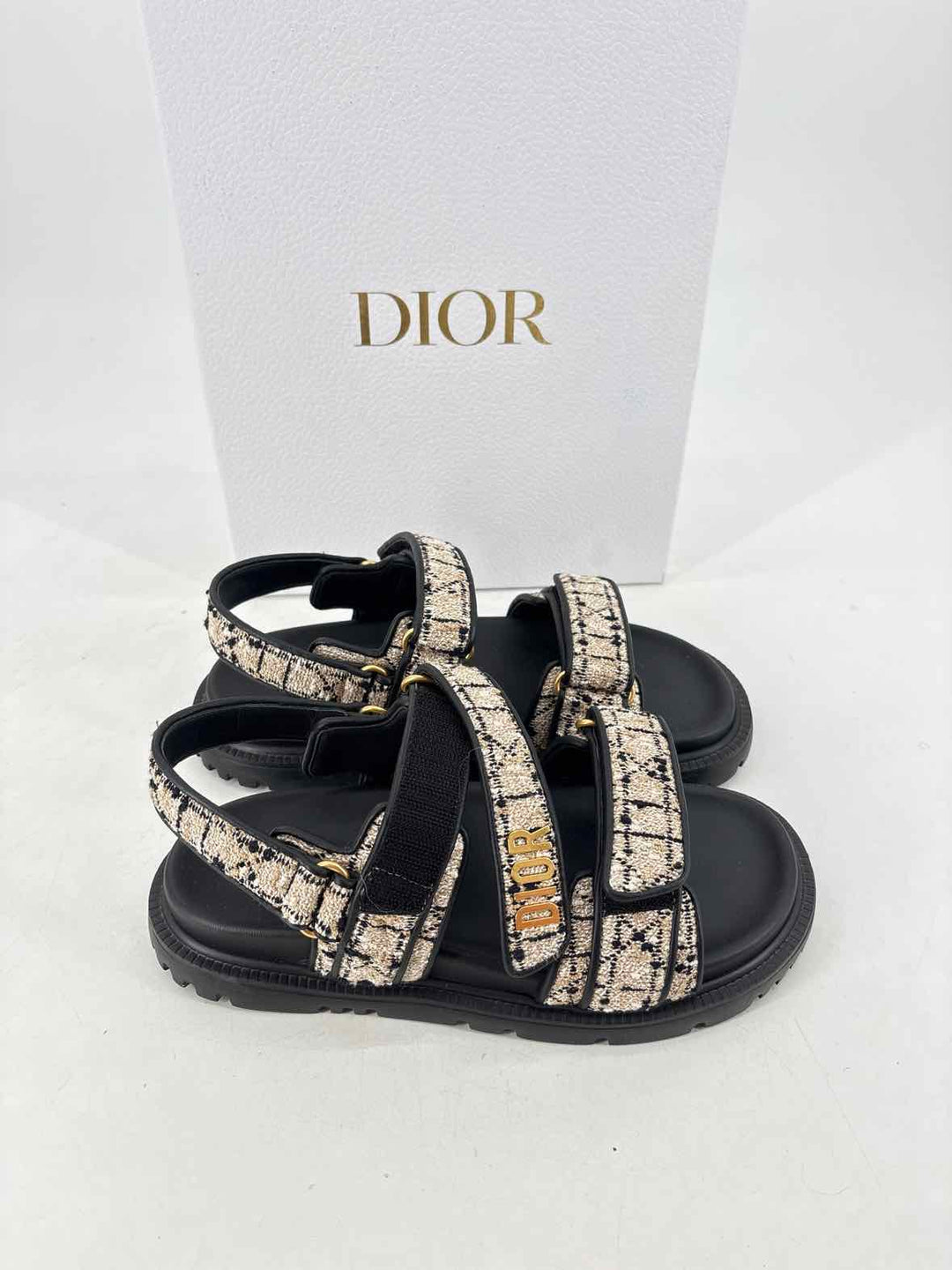 Shoe Size 38 CHRISTIAN DIOR Black Luxury - Sandals