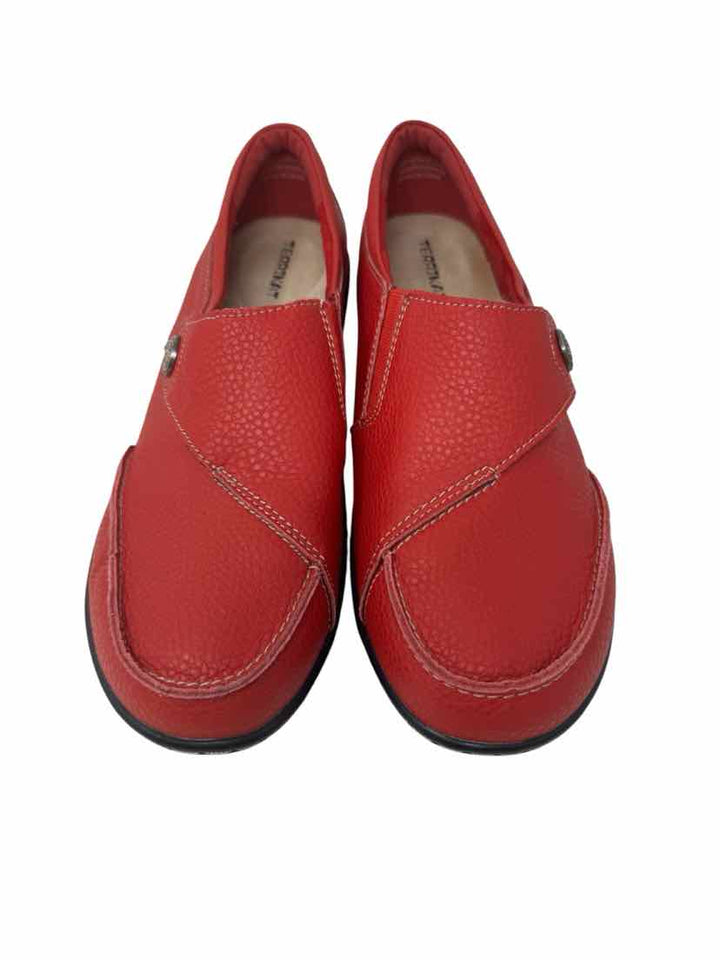 Shoe Size 9.5 Red Leather Loafers