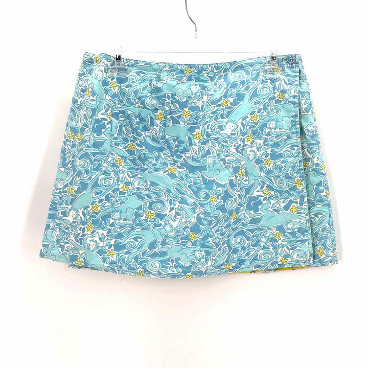 Size 8 Lilly Pulitzer Blue Print Skirt