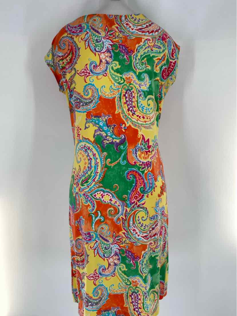 Size M RALPH LAUREN Multi-Color Dress