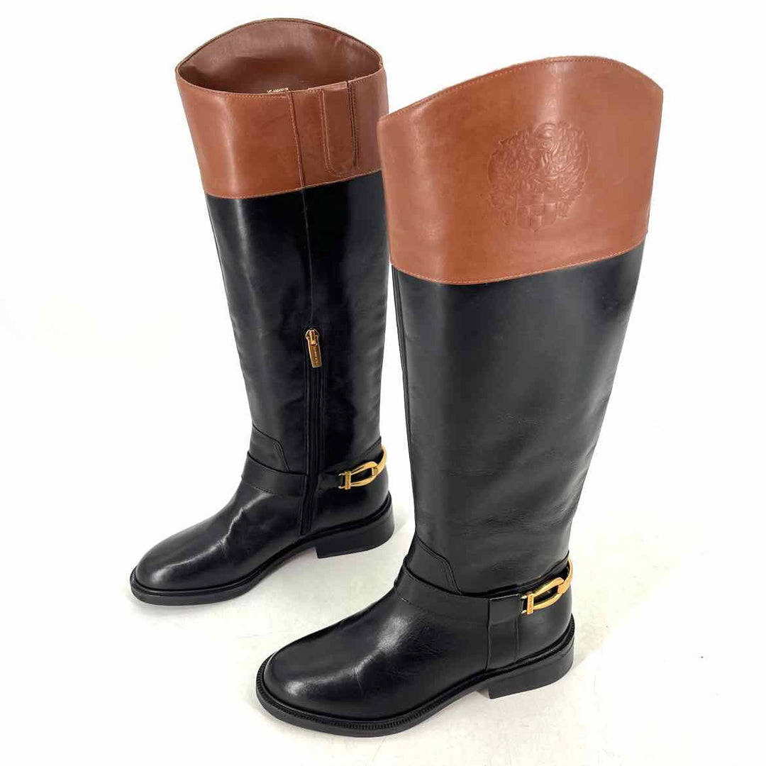 Shoe Size 6 Vince Camuto Black Leather Boots