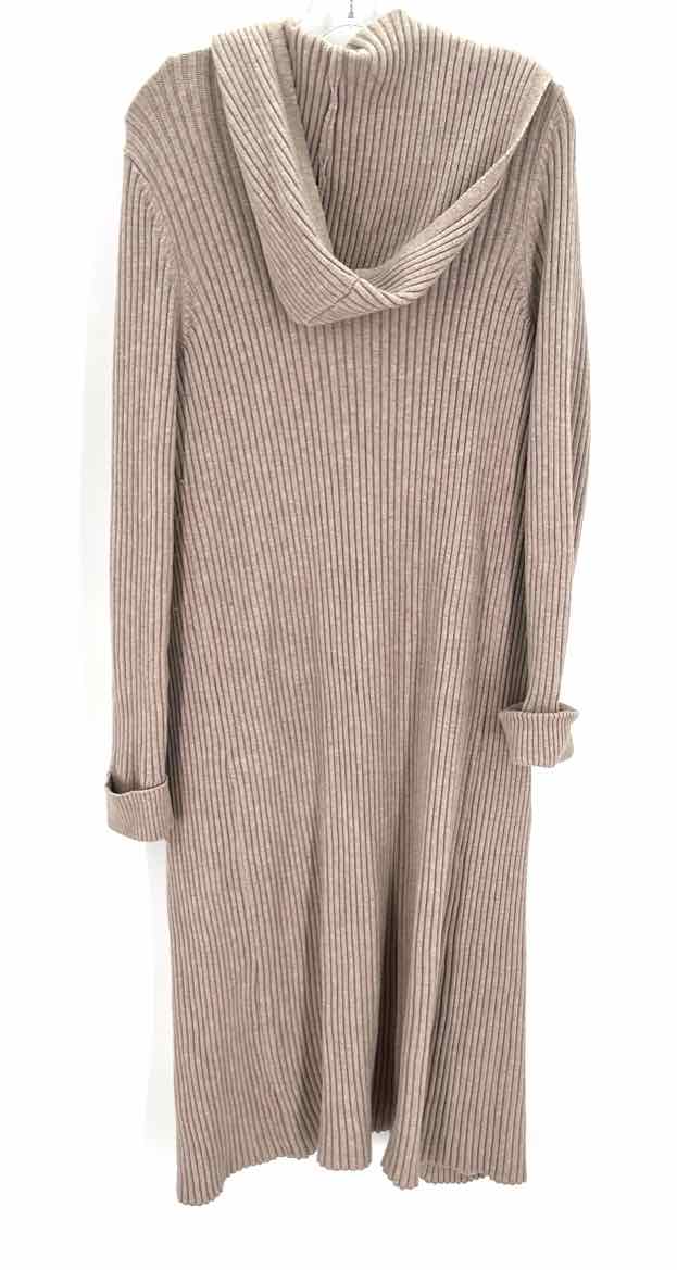 Size L CYRUS Tan Knit Cardigan