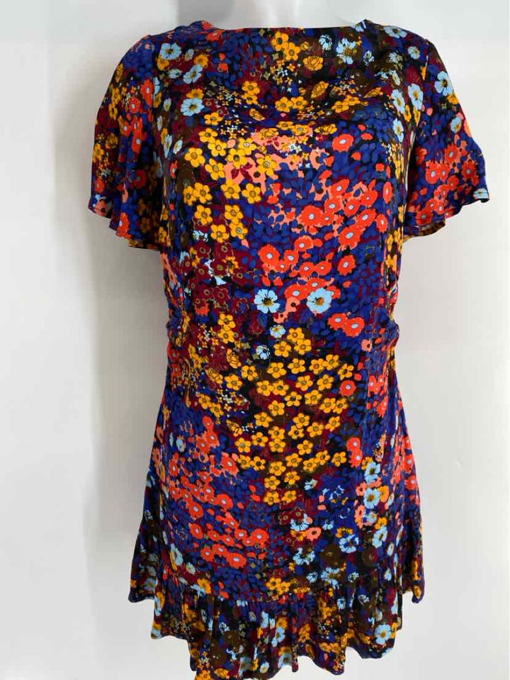 Size 6 Anthropologie Multi-Color Dress