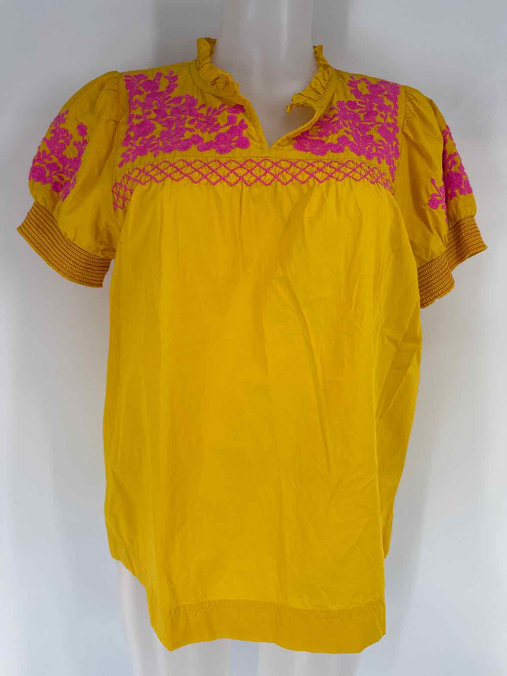 Size S J Crew Yellow Shirt