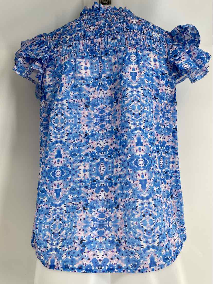 Size XS Blue Print Shirt