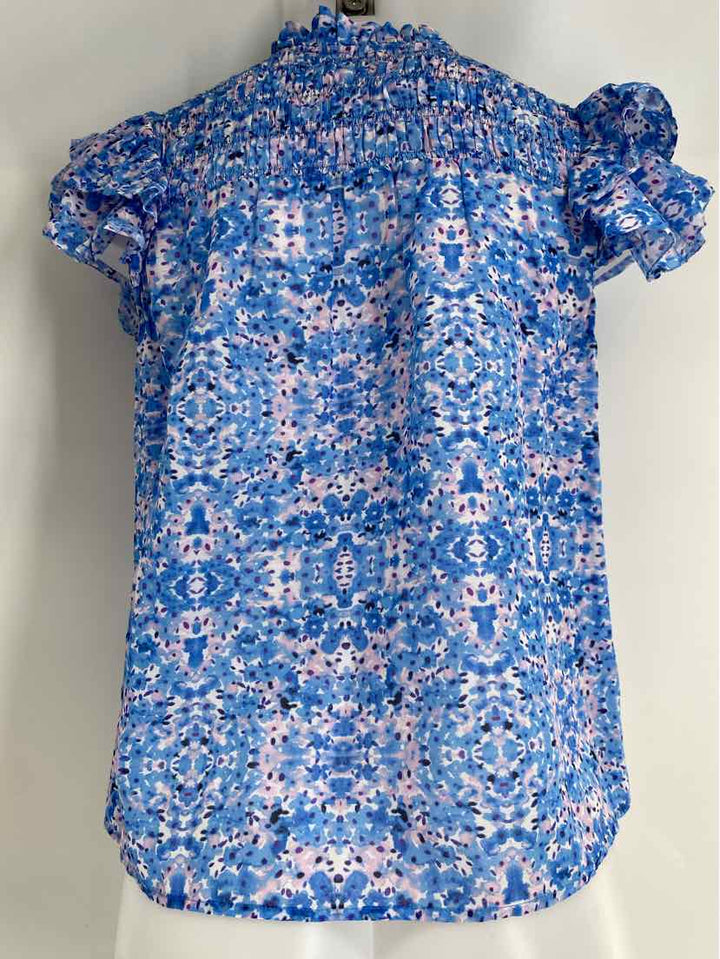 Size XS Blue Print Shirt