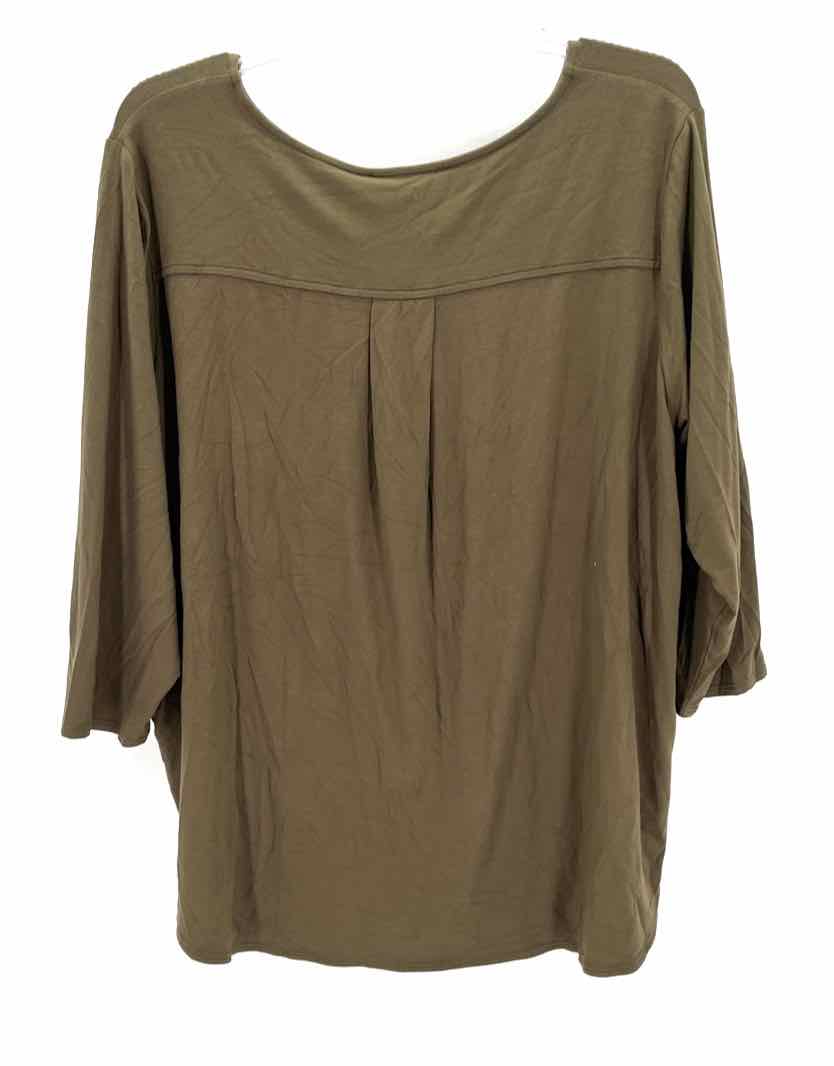 Size 2X PHILOSPHY Green Shirt