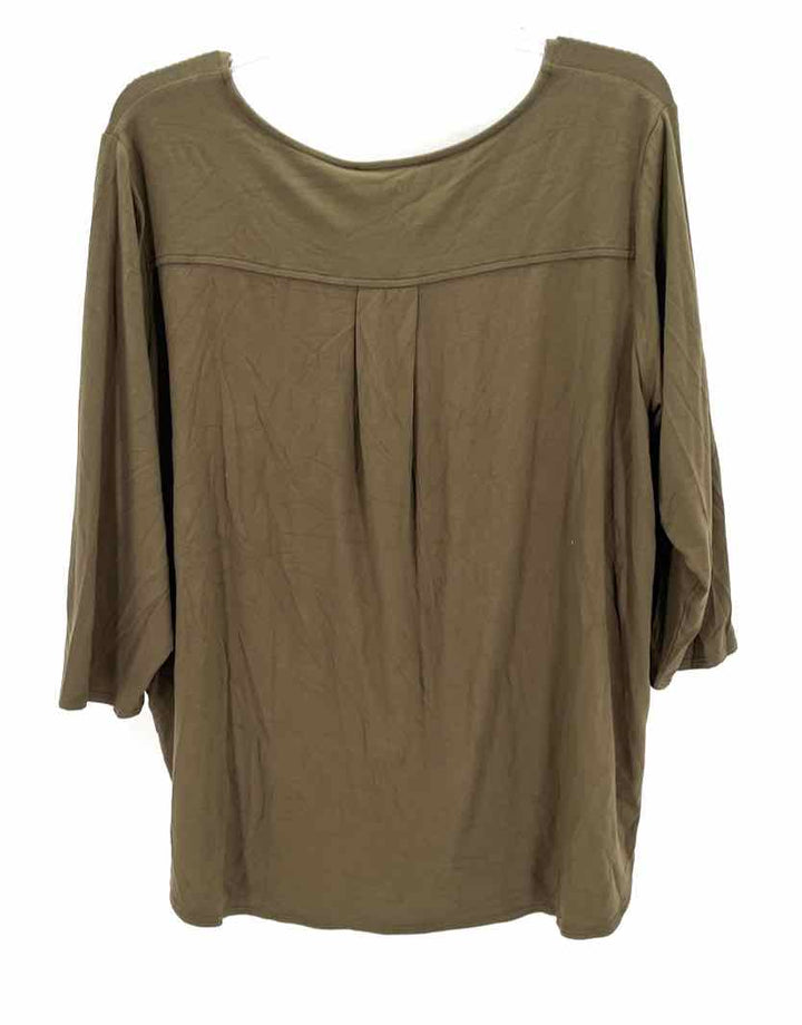 Size 2X PHILOSPHY Green Shirt