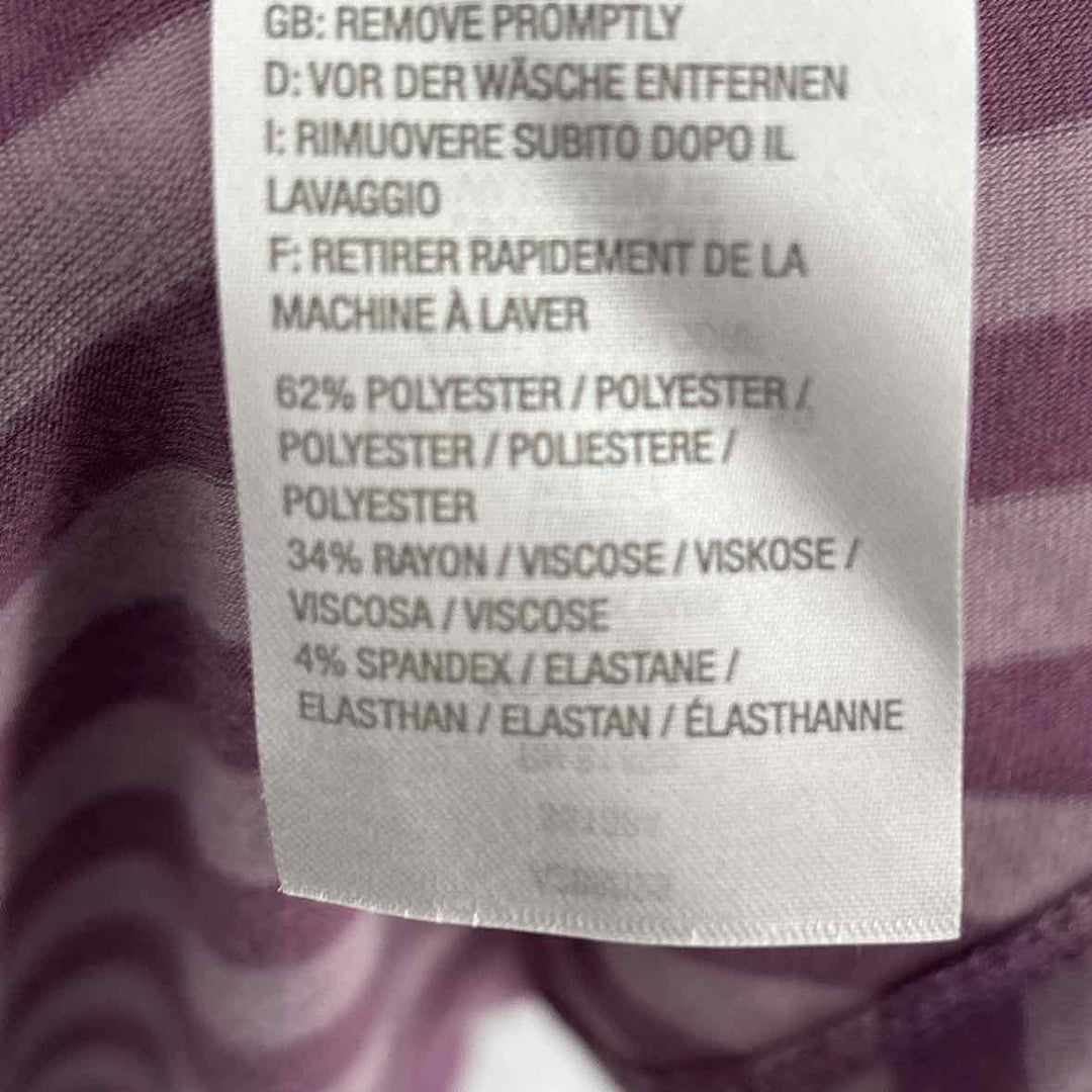 Size L LOGO Purple Dress