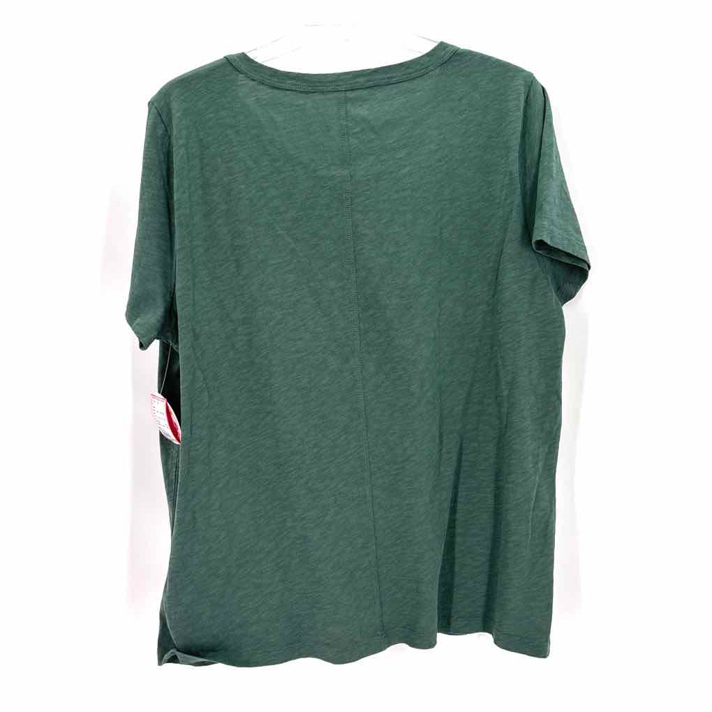 Size XL J Crew Green Cotton Shirt