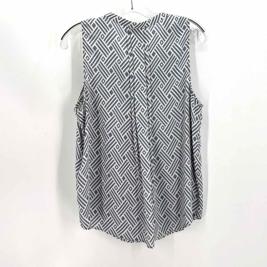 Size L Blue Print Shirt