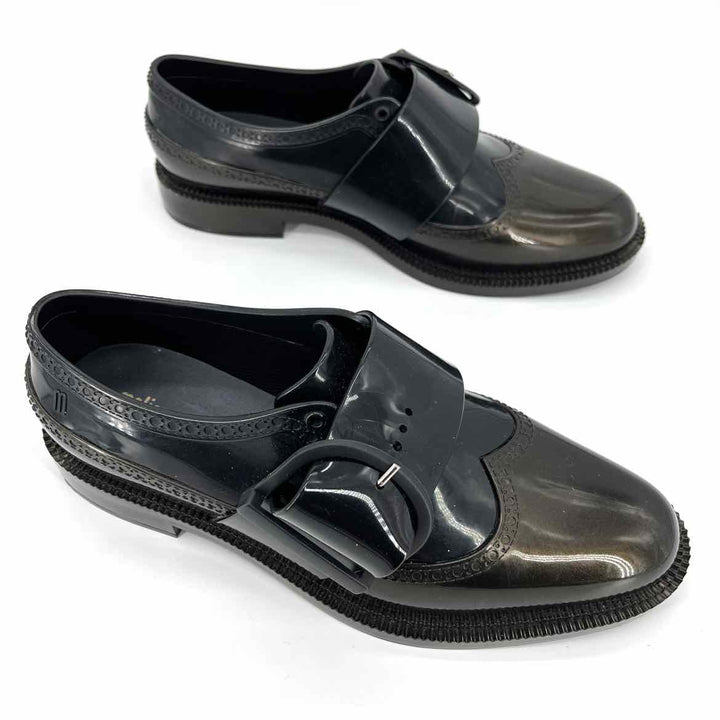 Shoe Size 8 MELISSA Black Flats