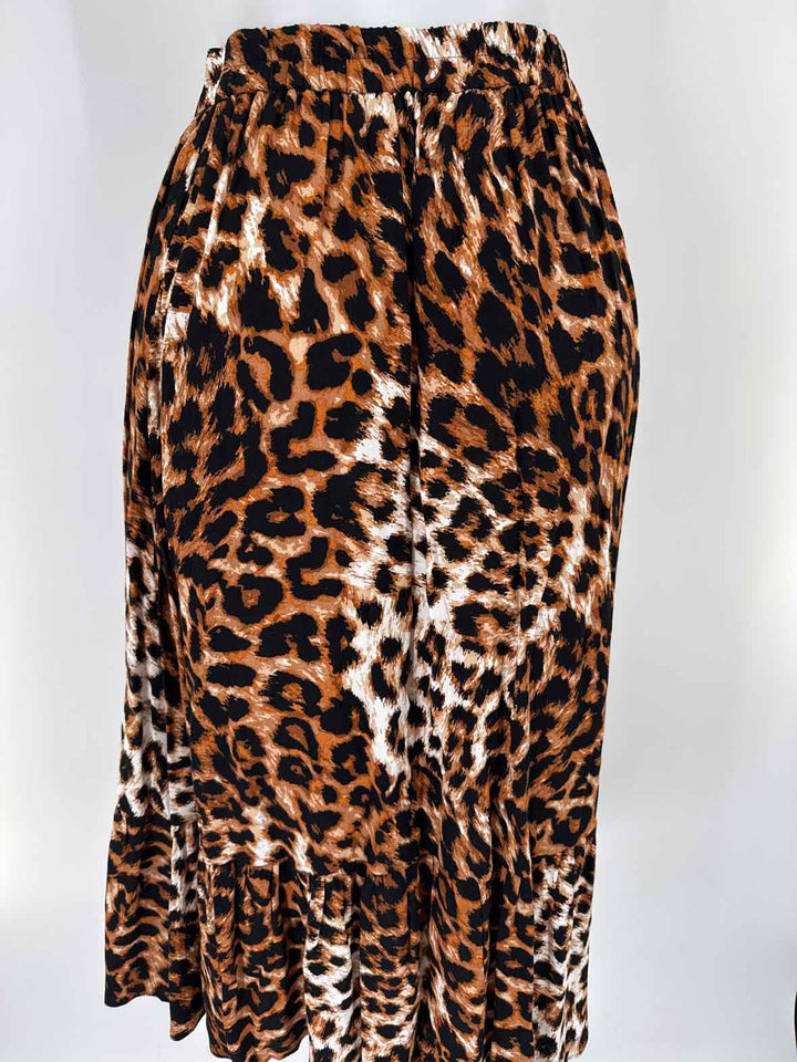 Size XS Talbots Brown Print Skirt
