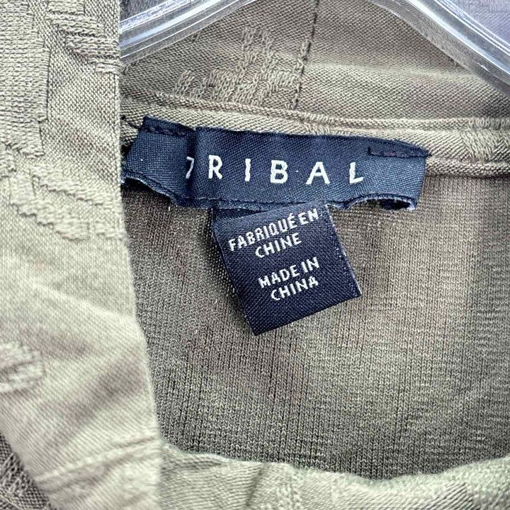 Size XS TRIBAL Green Shirt
