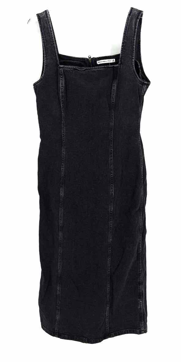 Size M Abercrombie Black Denim Cotton Dress