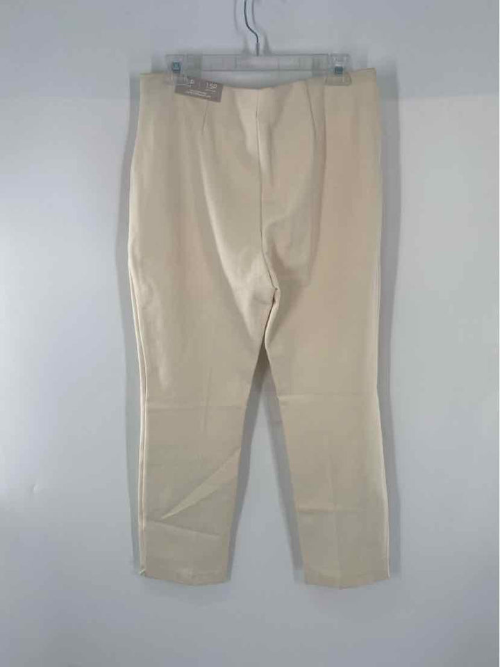 Size 10P Chico's Cream Pants