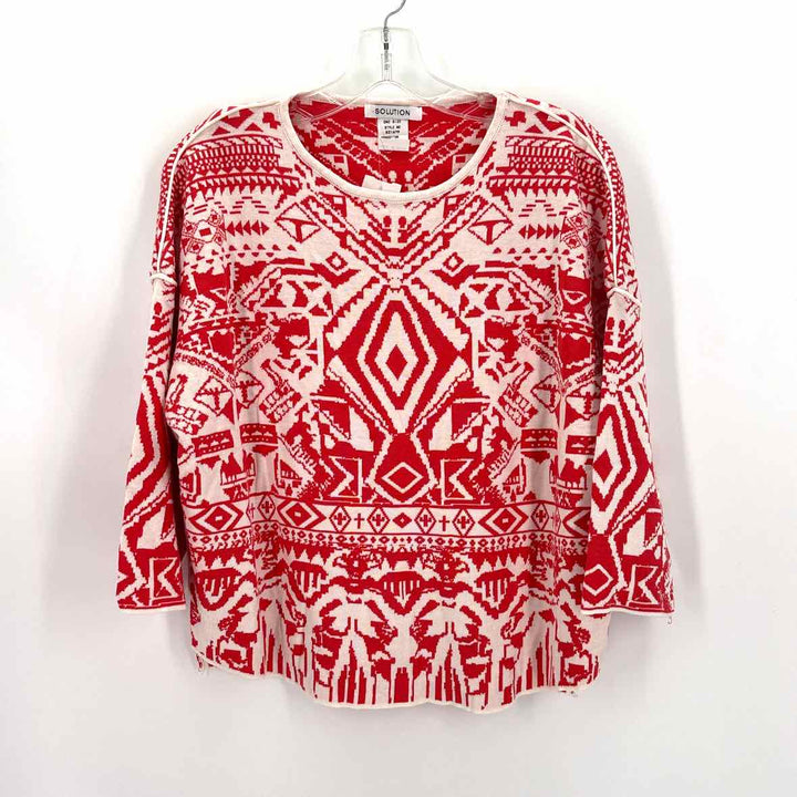 Size One Size Red Sweater