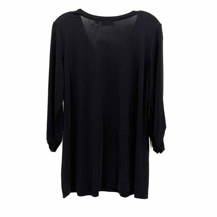 Size M SUSAN GRAVER Black Knit Shirt