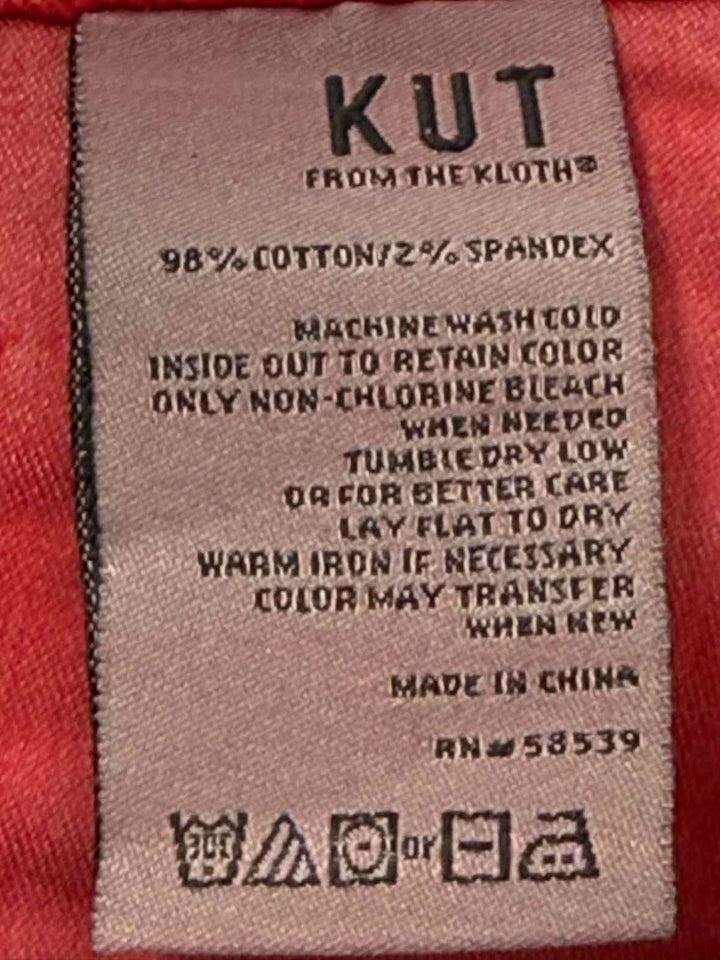 Size 2 KUT Red Pants