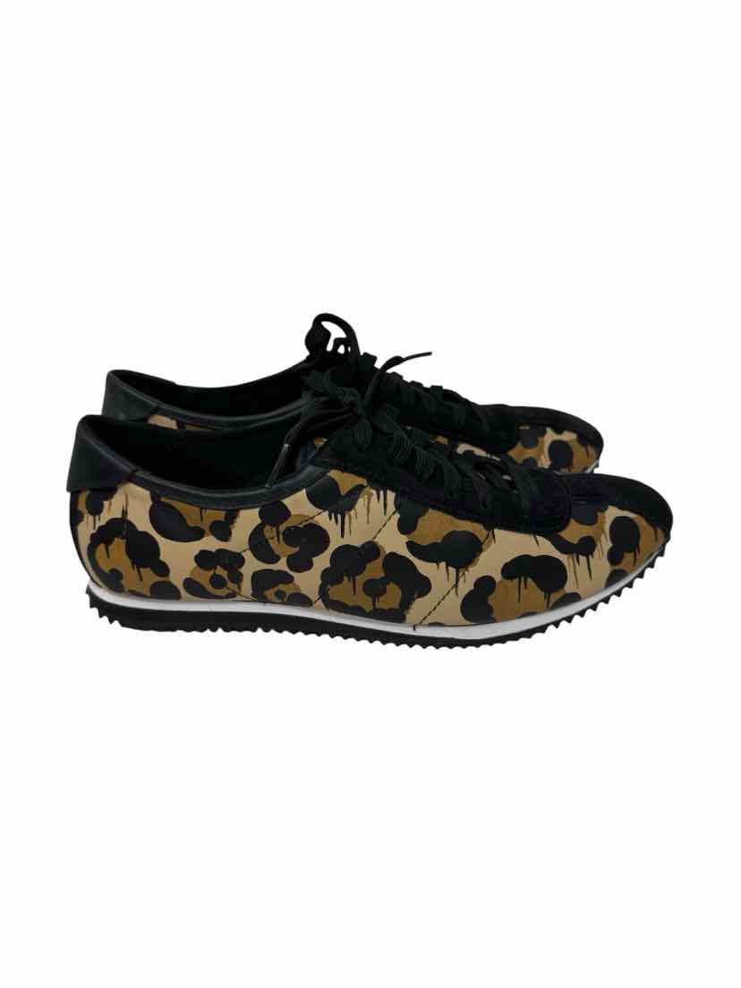 Shoe Size 9 Coach Black Print Sneakers