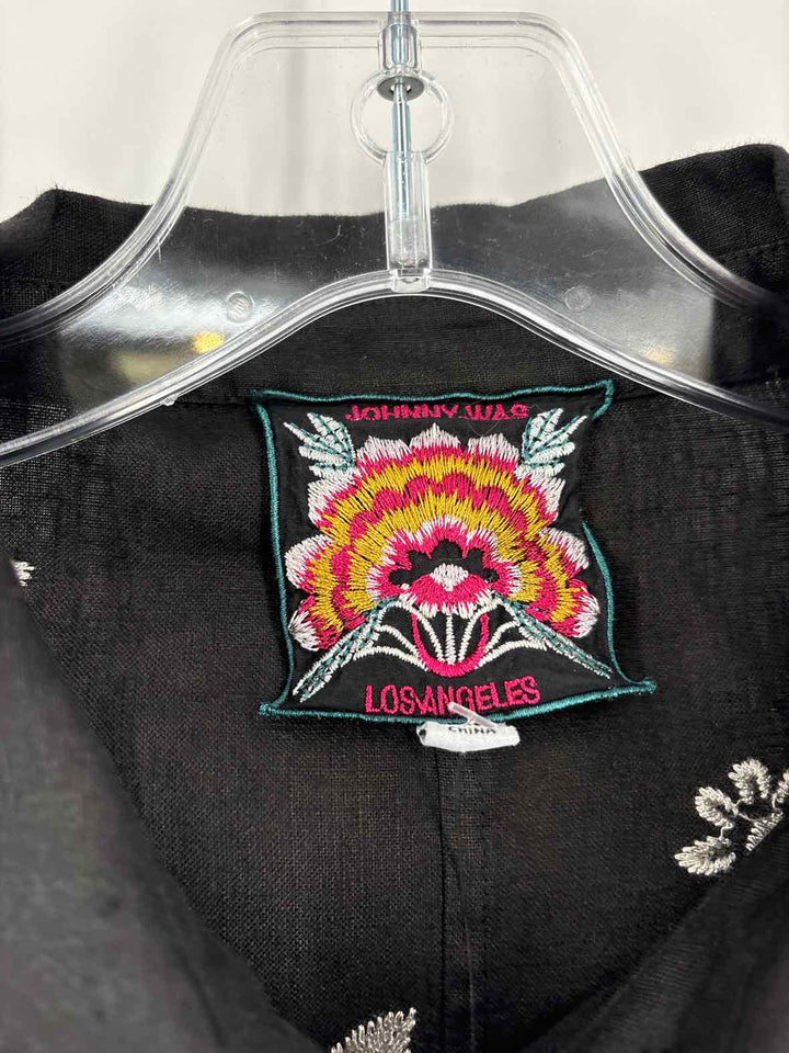 Size S Johnny Was Black Shirt