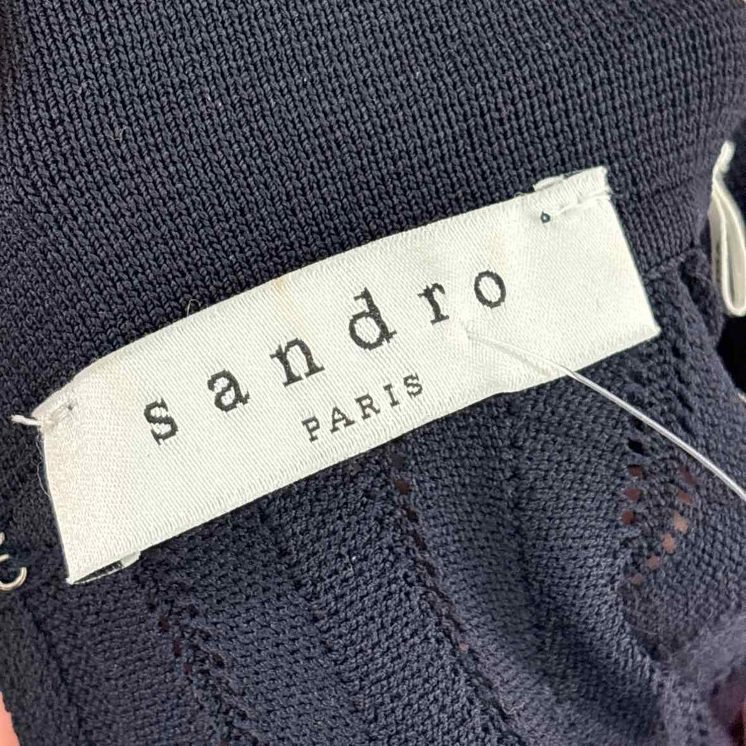Size 2 SANDRO Multi-Color Knit Sweater