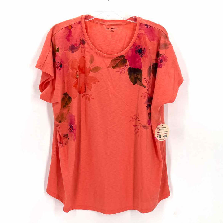 Size 18/20 LANE BRYANT Salmon Beaded Shirt