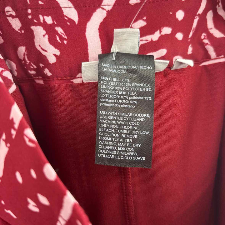 Size 12 Chico's Wine Skirt