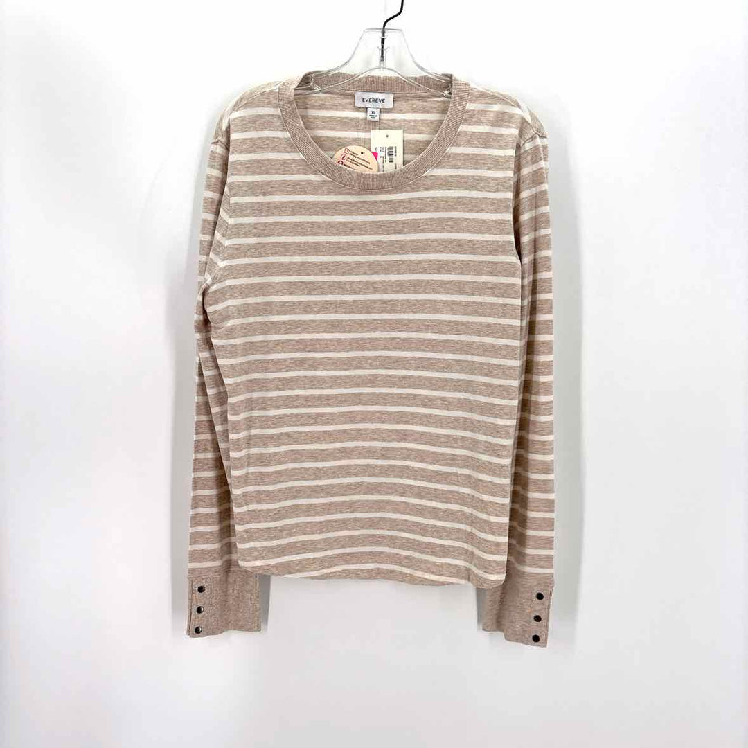 Size XL EVEREVE Beige Knit Shirt