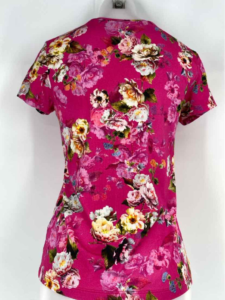 Size M L'AGENCE PINK PRINT Shirt